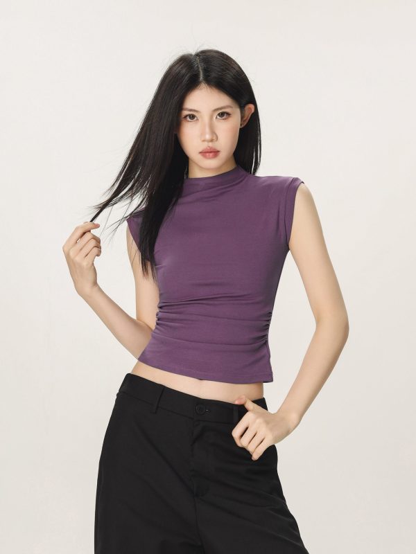 Y2K Casual Sleeveless Top for Women - High-End Feel Beer Captain American Style