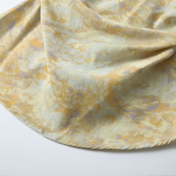 Yellow Gradient Waist-Cinching Camisole with Hair Tie - Unique Summer Vacation Style Sweet Top for Women